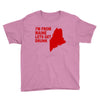 funny maine state Youth Tee