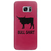 bull shirt funny small humor crude awesome beer tee cool geek nerd hum Samsung Galaxy S7 Edge