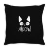 Meow Throw Pillow