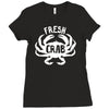 fresh crab Ladies Fitted T-Shirt