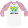 headed to the gym 3/4 Sleeve Shirt