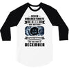 Never Underestimate A Man Who Watches Black Mirror And Was Born in 3/4 Sleeve Shirt