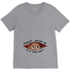 July Peeking Out Baby Boy V-Neck Tee