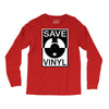save the vinyl Long Sleeve Shirts