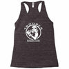 trooper boxing gym funny Racerback Tank
