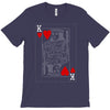 king of hearts playing card T-Shirt