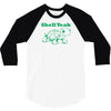 shell yeah turtle 3/4 Sleeve Shirt