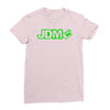 black funny glow in dark glowing Ladies Fitted T-Shirt