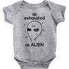 As Exhausted As Alien Baby Bodysuit