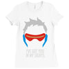 i've got you in my sights Ladies Fitted T-Shirt