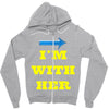 i am with her Zipper Hoodie