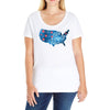 4th of July Ladies Curvy T-Shirt