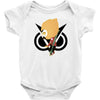 funny black gamming Baby Bodysuit