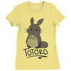 totoro Ladies Fitted T-Shirt