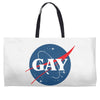 Nasa Parody Gay Weekender Totes