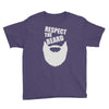 respect the beard (2) Youth Tee