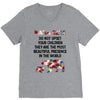 mama bear message V-Neck Tee