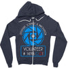 aperture science volunteer Zipper Hoodie