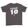 team 10  silver Youth Tee