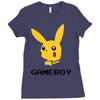 picachu gameboy Ladies Fitted T-Shirt