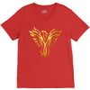 Phoenix Tribal Bird V-Neck Tee