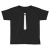 skinny white tie Toddler T-shirt
