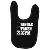 single taken at the gym Baby Bibs