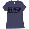 problem solved Ladies Fitted T-Shirt