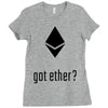 got ether ? Ladies Fitted T-Shirt
