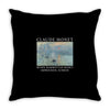 Claude Monet impression Sunrise Throw Pillow
