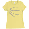 basketball sport bball streetball sportswear usa baskets ball Ladies Fitted T-Shirt