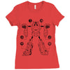 assemble megazord Ladies Fitted T-Shirt