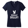 Philly Dilly Women's V-Neck T-Shirt