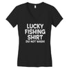 luck fishing Women's V-Neck T-Shirt