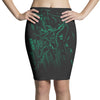 green vigilance Pencil Skirts