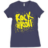 rock music r3 Ladies Fitted T-Shirt