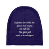 funny engineer geek quote Baby Beanies
