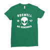 roswell 1947 we remember alien Ladies Fitted T-Shirt