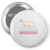 neon sign california Pin-back button