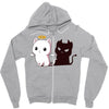 purr evil Zipper Hoodie