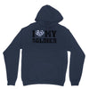 i love my soldier navy camouflage Unisex Hoodie