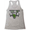 five logo Racerback Tank