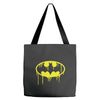 batman dying bleeding logo Tote Bags