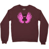 i wear pink for my mom Crewneck Sweatshirt