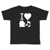 i love house music dj baseball Toddler T-shirt