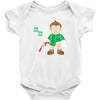 breaking bricks Baby Bodysuit