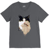 cat1 V-Neck Tee