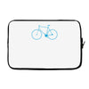 cycling bikes bike cycle riding retro sticker transfer tv funny iron o Laptop sleeve