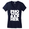 photographer Women's V-Neck T-Shirt