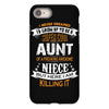 Super Cool Aunt Of A Freaking Awesome Niece iPhone 8